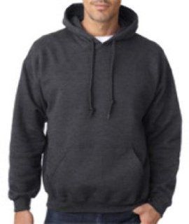 Gildan Adult Hooded Sweatshirt Dark Heather (50/50) L 
