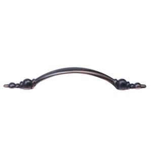 Rish 3.75 in. Rubbed Bronze Cabinet Hardware Pull DISCONTINUED 111064