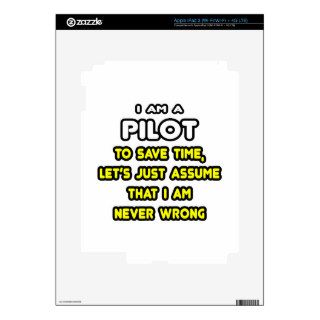 Funny Pilot T Shirts and Gifts iPad 3 Skin