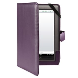 GeekManiac Purple Leather Case for Barnes & Noble Nook/ Nook Color GeekManiac Tablet PC Accessories