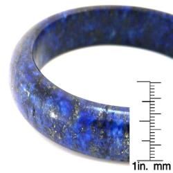 Pearlz Ocean 2.5 inch Lapis Lazuli Bangle Pearlz Ocean Gemstone Bracelets