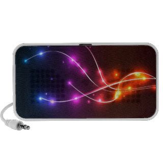 Neon Wave Vector Background NEON WAVE SWIRLS LIGHT iPhone Speakers