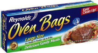 Reynolds Oven Cooking Bags Large Size for Meats & Poultry (up to 8 Pounds), 5 Count Boxes (Pack of 12) Health & Personal Care