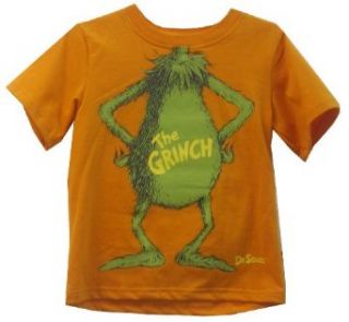 Babytogs Boys 2 7 I Am?Grinch Posing Cat Dr. Seuss T Shirt,Orange,2T Clothing