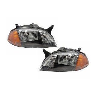 Chevy Metro Headlights OE Style Replacement Headlamps Driver/Passenger Pair New Automotive