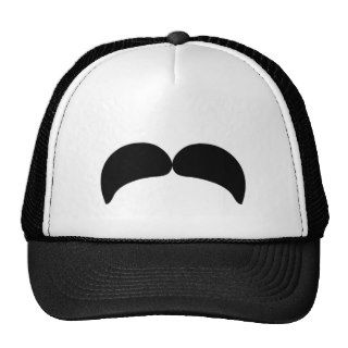 Fun Black Mexican Mustache Hat