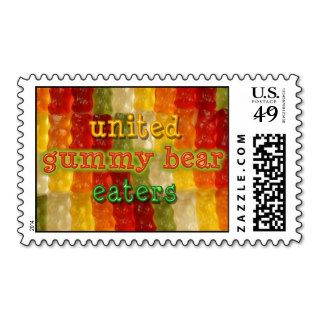 united gummy bear eaters postage