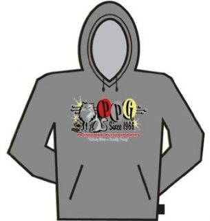 PPG Since 1966 Hoodie (Grey) #498 (Adult Small) Novelty Hoodies Clothing