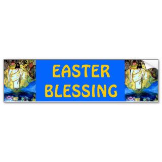 JESUS, EASTER BLESSINGS bumpersticker Bumper Sticker