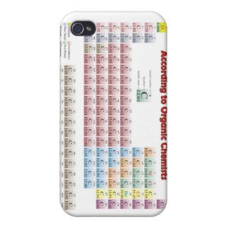 periodic table According to Organic Chemists iPhone 4 Case