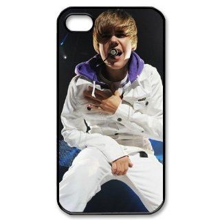 Custom Justin Bieber Cover Case for iPhone 4 4S PP 0862 Cell Phones & Accessories