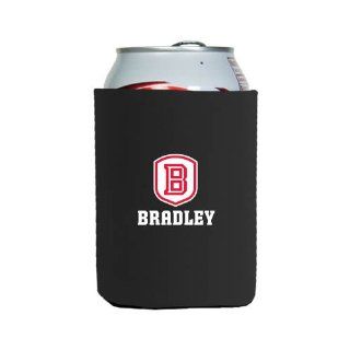 Bradley Collapsible Black Can Holder 'Official Logo'  Sports Fan Cold Beverage Koozies  Sports & Outdoors