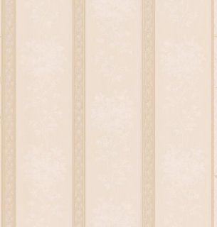 Brewster 499 44687 Ornate Stripe Wallpaper, Beige    