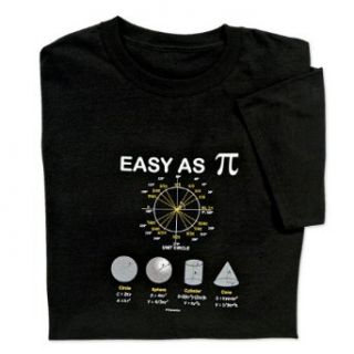 Easy as Pi T shirt, 4XLarge Clothing