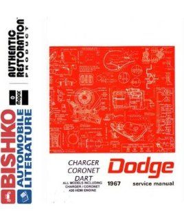 1967 Dodge Charger Coronet Dart Shop Service Repair Manual CD Engine Drivetrain Automotive