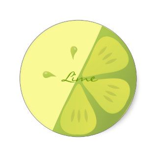 Lime Slice Stickers