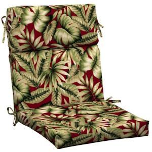 Hampton Bay Chili Tropical Outdoor Dining Chair Cushion DISCONTINUED AB80062B 9D1