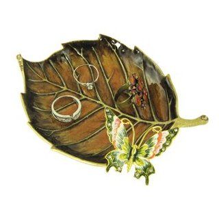 Leaf Jewelry Tray Display Butterfly Kitchen & Dining