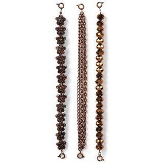 Styled by Tori Spelling (TM) Bracelet Builders Set Copper Beads 3/Pkg Darice Jewelry Findings