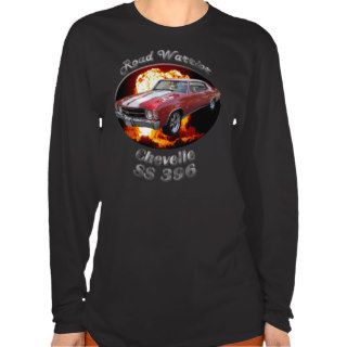Chevy Chevelle SS 396 Women's Long Slv Dark T Shirts