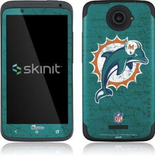 Skinit Miami Dolphins Distressed Vinyl Skin for HTC One X Cell Phones & Accessories