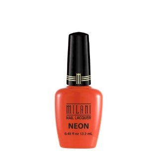 Milani Nail Lacquer #502 Awesome Orange (Neon) Health & Personal Care