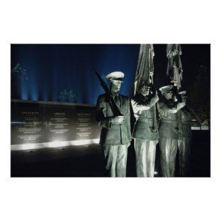 Air Force Memorial Honor Guard / Statue / Poster