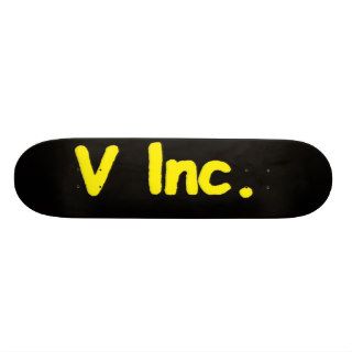 v inc. (black) skateboard decks