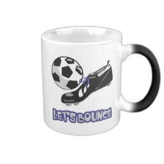 Lets Bounce Soccer Ball Coffee Mug