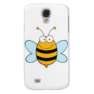Bee Mascot Cartoon Character Galaxy S4 Covers