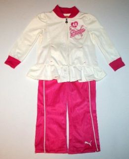 Puma Toddler Girl's Tracksuit Set (2T) Clothing