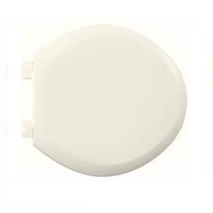 American Standard EverClean Slow Close Round Closed Front Toilet Seat in Linen 5320.110.222