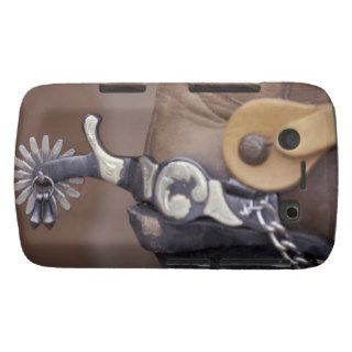 NA, USA, Texas, Lubbock Cowboy boot and spur Case Mate Blackberry Case