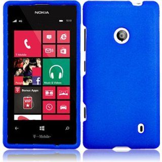 Generic Hard Cover Case for Nokia Lumia 521   Retail Packaging   Cool Blue Cell Phones & Accessories