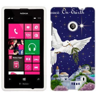Nokia Lumia 521 Peace on Earth Dove Phone Case Cover Cell Phones & Accessories