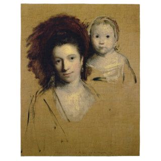 Georgiana, Countess Spencer and her Daughter Lady Puzzles