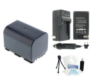 BP 522 High Capacity Replacement Battery with Rapid Travel Charger for Canon Optura 10 Optura 20 Optura 100MC   UltraPro BONUS INCLUDED Camera Cleaning Kit, Camera Screen Protector, Mini Travel Tripod  Digital Camera Batteries  Camera & Photo