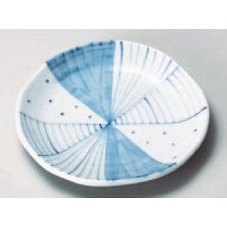 sushi plate kbu316 02 522 [5.91 x 0.87 inch] Japanese tabletop kitchen dish Take Maruwa dish blue zaffer between 5.0 dish [15x2.2cm] Japanese restaurant inn restaurant business kbu316 02 522 Sushi Plates Kitchen & Dining