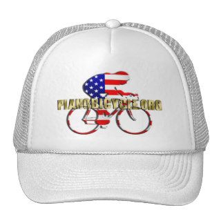 Plano Bicycle American Patriot Cycling Logo Hats