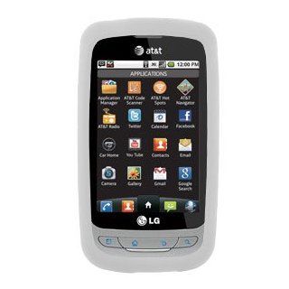 Lg Thrive P506 Silicone Skin, Clear Cell Phones & Accessories
