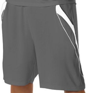 Alleson G506P1 Adult/Youth Gameday Tech Shorts CH/WH   CHARCOAL/WHITE A3XL  Basketball Shorts  Sports & Outdoors