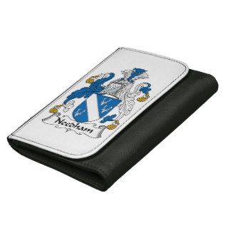 Needham Family Crest Leather Wallet For Women
