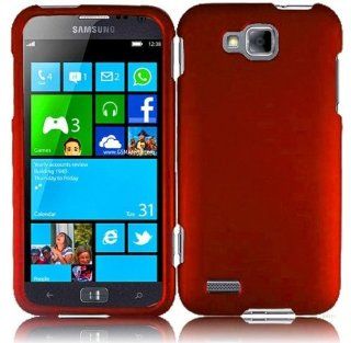 Orange Hard Case Snap On Rubberized Cover For Samsung ATIV S T899m Cell Phones & Accessories