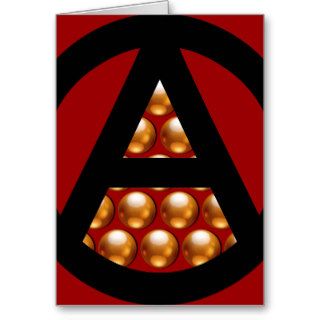 Anarchy Christmas Greeting Cards