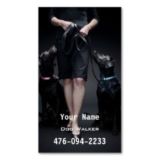 Dog / Pet Walker Sitter Groomer Etc Business Cards