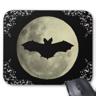 Black Bat Mouse Pad