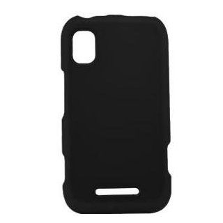 Icella FS MOMB508 RBK Rubberized Black Snap On Cover for Motorola MB508 Cell Phones & Accessories