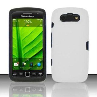 White Protector + Silicon Case for RIM BLACKBERRY Blackberry Torch 9850 / 9860 Cell Phones & Accessories