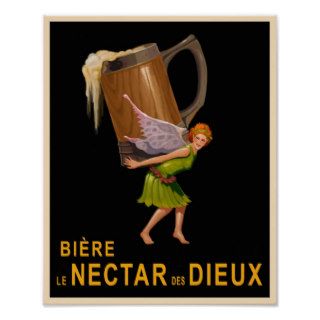 Vintage beer poster