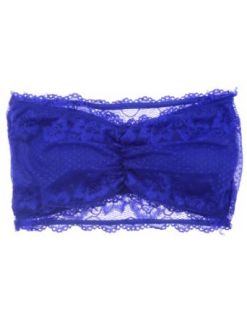 Full Lace Bandeau Bra with Removable Pads